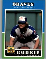 Bob Horner #95 Baseball Cards 2001 Upper Deck Decade 1970's Prices