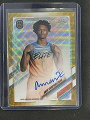 Amen Thompson [Gold Wave Refractor] Basketball Cards 2021 Topps Chrome OTE Overtime Elite Autographs Prices