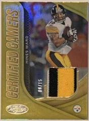 Hines Ward [Gold] #CG-HW Football Cards 2022 Panini Certified Gamers Mirror Prices