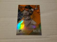 Orlando Arcia [Orange Refractor] #FFI-OA Baseball Cards 2017 Topps Finest Firsts Prices