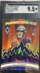 C. J. Stroud [Black] #PWF-2 Football Cards 2023 Panini Phoenix Playing with Fire Prices