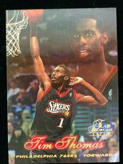 Tim Thomas [Row 2] #25 Basketball Cards 1997 Flair Showcase Prices