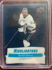 Quinton Byfield #HL-10 Hockey Cards 2022 Upper Deck Highlighters Prices