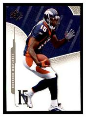 Brandon Marshall #38 Football Cards 2008 SP Authentic Prices