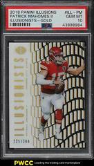 Patrick Mahomes II [Gold] Football Cards 2018 Panini Illusions Illusionists Prices