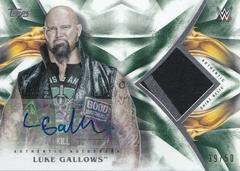 Luke Gallows [Green] Wrestling Cards 2019 Topps WWE Undisputed Auto Relic Prices