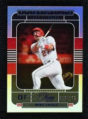 Mike Trout Baseball Cards 2022 Panini Three and Two Future First Ballots Prices