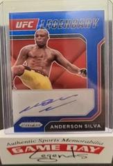 Anderson Silva [Blue] #LS-ASV Ufc Cards 2022 Panini Prizm UFC Legendary Signatures Prices