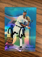 Juan Gonzalez [Autographed Blue] Baseball Cards 2002 Bowman's Best Prices