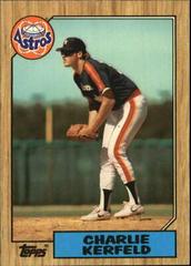 Charlie Kerfeld Baseball Cards 1987 Topps Tiffany Prices