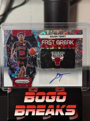 Dalen Terry #36 Basketball Cards 2023 Panini Prizm Fast Break Autograph Prices