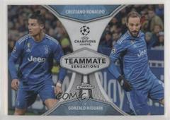 Gonzalo Higuain, Cristiano Ronaldo Soccer Cards 2019 Topps Chrome UEFA Champions League Teammate Sensations Prices