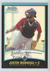 Justin Morneau [Refractor] Baseball Cards 2001 Bowman Chrome Prices