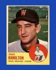 Steve Hamilton #171 Baseball Cards 1963 Topps Prices