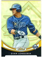 Evan Longoria [Gold Refractor] #2 Baseball Cards 2010 Finest Prices