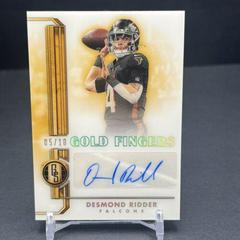 Desmond Ridder [White Gold] Football Cards 2023 Panini Gold Standard Fingers Autographs Prices