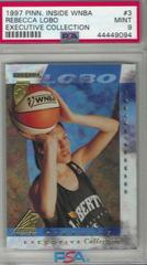 Rebecca Lobo [Executive Collection] Basketball Cards 1997 Pinnacle Inside WNBA Prices