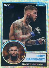 Cody Garbrandt [Wave] #UFC83-CG Ufc Cards 2018 Topps UFC Chrome 1983 Prices