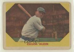 Chuck Klein #30 Baseball Cards 1960 Fleer Prices