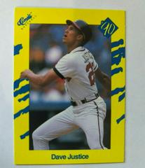 David Justice #T97 Baseball Cards 1990 Classic Prices