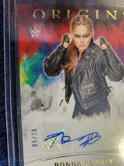 Ronda Rousey [Gold] Wrestling Cards 2022 Panini Chronicles WWE Origins Autographs Prices