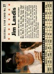Jim Landis [Hand Cut] #27 Baseball Cards 1961 Post Cereal Prices