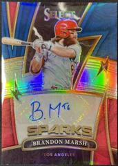 Brandon Marsh [Tri Color] Baseball Cards 2022 Panini Select Sparks Signatures Prices