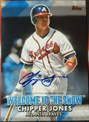 Chipper Jones [Autograph] #WTTS-14 Baseball Cards 2022 Topps Welcome to the Show Prices