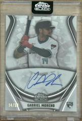 Gabriel Moreno Baseball Cards 2023 Topps Chrome Black Ivory Autographs Prices