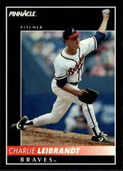 Charlie Leibrandt #423 Baseball Cards 1992 Pinnacle Prices