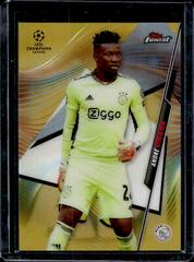 Andre Onana [Gold Refractor] #60 Soccer Cards 2020 Topps Finest UEFA Champions League Prices