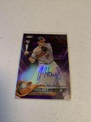 Austin Hays [Purple Refractor] Baseball Cards 2018 Topps Chrome Rookie Autograph Prices