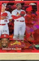 Jordan Walker [Red] #USCS298 Baseball Cards 2023 Topps Chrome Update Sapphire Prices