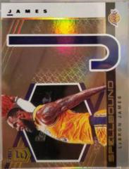 LeBron James [Gold] #5 Basketball Cards 2019 Panini Donruss Elite Spellbound Prices