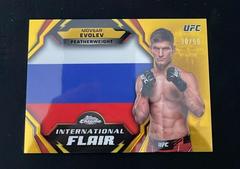Movsar Evolev [Gold Refractor] #IFL-3 Ufc Cards 2024 Topps Chrome UFC International Flair Prices
