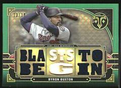 Byron Buxton [Emerald] #TTR-BBU Baseball Cards 2022 Topps Triple Threads Relics Prices