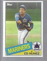 Ed Nunez #34 Baseball Cards 1985 Topps Prices