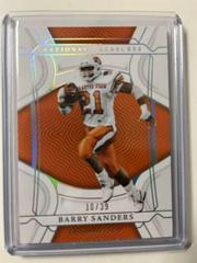 Barry Sanders [Century Silver] #5 Football Cards 2022 Panini National Treasures Collegiate Prices