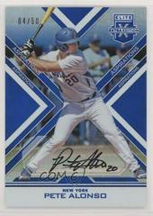 Pete Alonso [Autograph Aspirations Blue] #64 Baseball Cards 2016 Panini Elite Extra Edition Prices