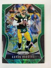 Aaron Rodgers [Green Scope Prizm] Football Cards 2019 Panini Prizm Prices