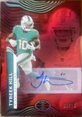 Tyreek Hill [Signature Red] #62 Football Cards 2022 Panini Illusions Prices