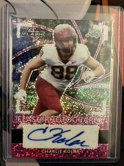 Charlie Kolar [Metalized Sparkles Pink] #FP-CK1 Football Cards 2022 Leaf Flash Photography Autographs Prices