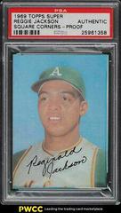 Reggie Jackson [Square Corners Proof] Baseball Cards 1969 Topps Super Prices
