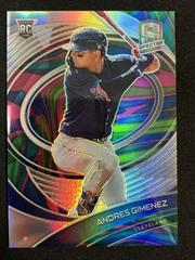 Andres Gimenez [Neon Marble] #118 Baseball Cards 2021 Panini Spectra Prices