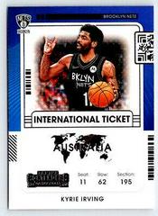 Kyrie Irving Basketball Cards 2021 Panini Contenders International Ticket Prices