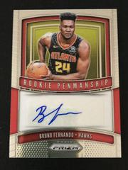 Bruno Fernando Basketball Cards 2019 Panini Prizm Rookie Penmanship Prices