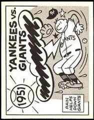 Yankees VS Giants [1951] Baseball Cards 1967 Laughlin World Series Prices