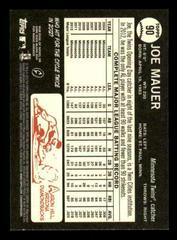 Joe Mauer [Catching Gear Venezuelan] #90 Baseball Cards 2013 Topps Heritage Prices