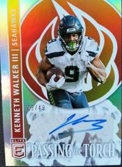 Kenneth Walker III #PTT-12 Football Cards 2023 Panini Donruss Elite Passing the Torch Signatures Prices