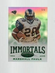 Marshall Faulk [Green] #194 Football Cards 2014 Panini Certified Prices